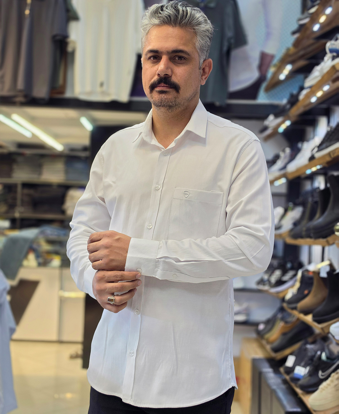 پیراهن شانلی - کد 1030