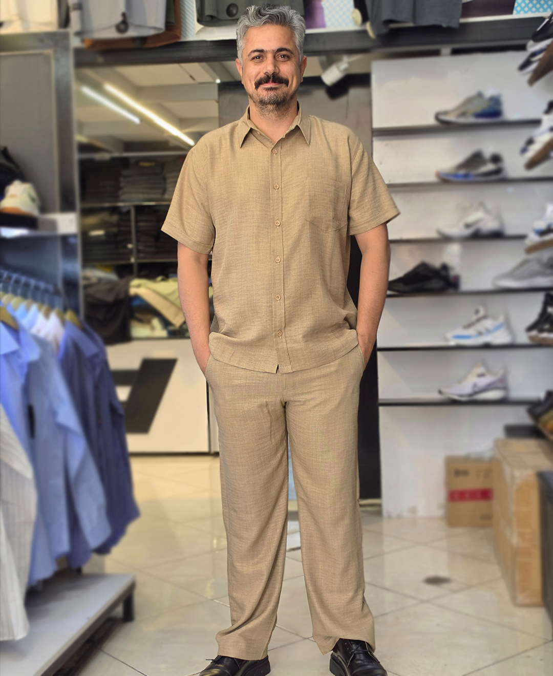 ست مراکشی پیراهن و شلوار - کد1041